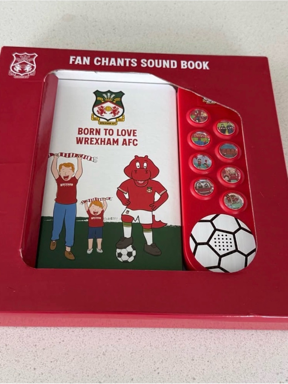 Wrexham AFC Fan Chants Sound Book - Red